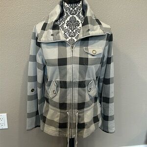 Self Esteem Blk/gray/ Plaid Jacket Coat~large